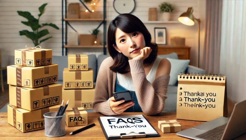 お礼メッセージに関するよくある質問と回答